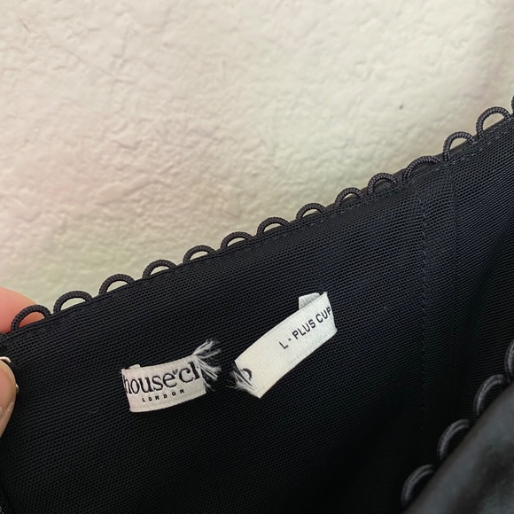 HOUSE OF CB 'Stefania' Black Corset Maxi Dress Size L NWOT - Picture 14 of 17